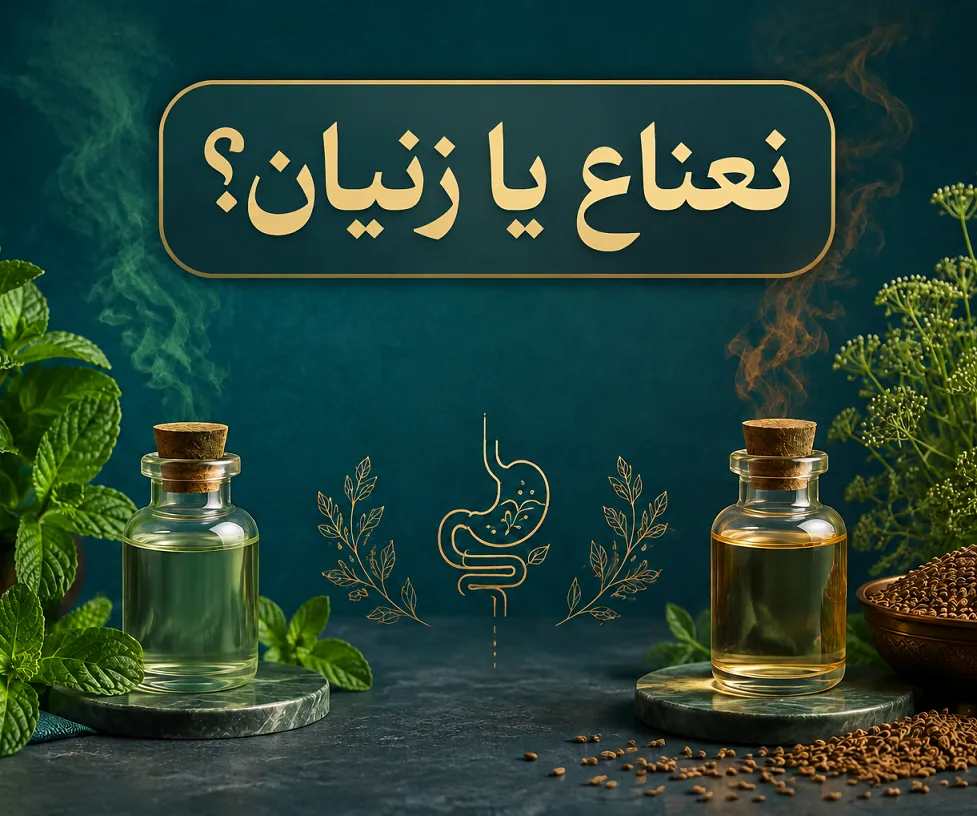 تفاوت عرق نعناع و عرق زنیان برای نفخ
